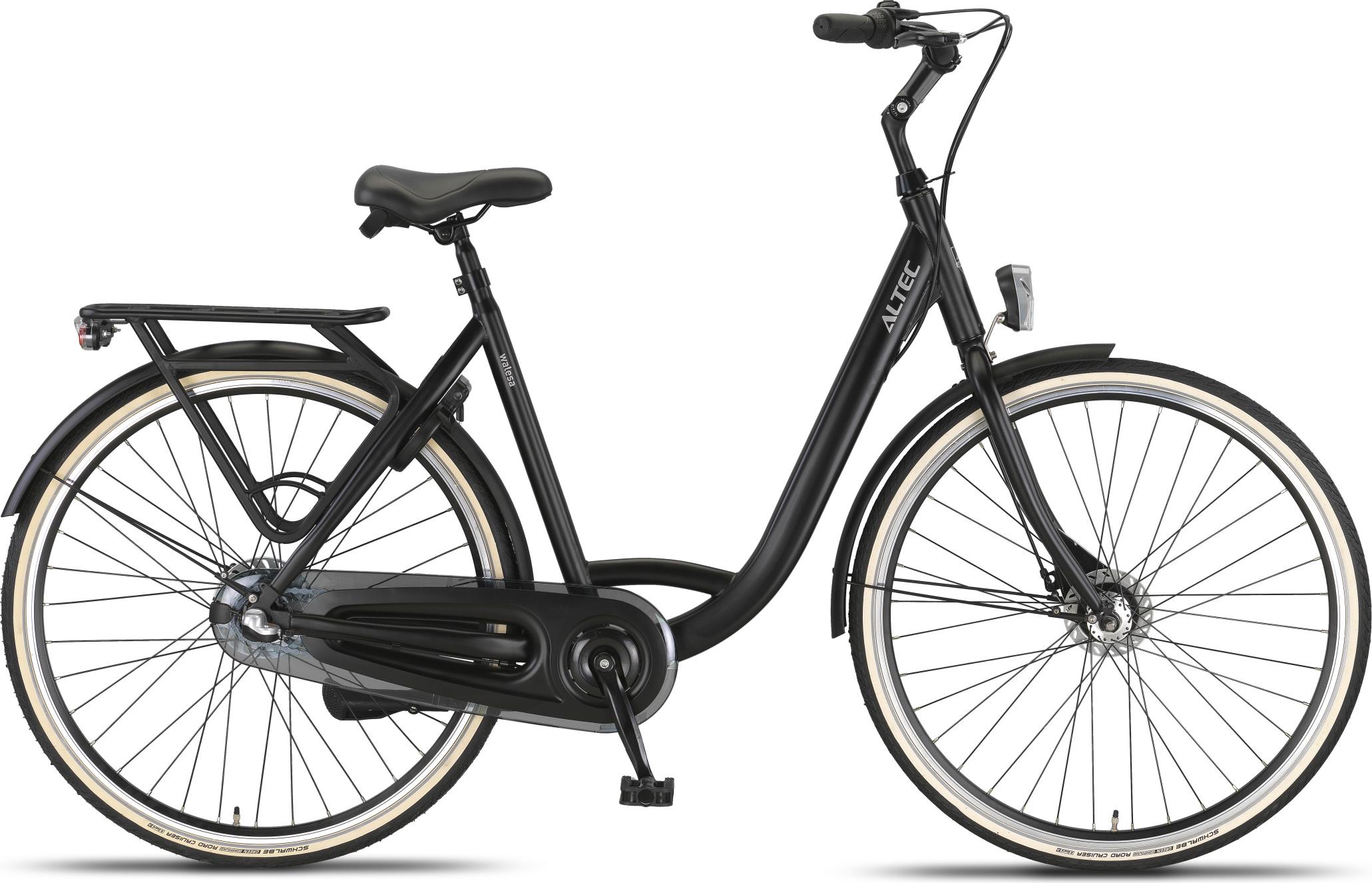 Altec Cityräder Damen Walesa 28 Zoll 55 cm Damen 3G Rollerbrakes Mattschwarz