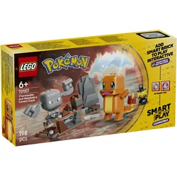 LEGO SMART Play Charmander and Geodude's Cave Battle (72157, LEGO Pokémon)