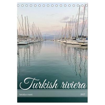 Turkish riviera - Antalya coast (Desk Calendar 2027 DIN A5 portrait), CALVENDO 12 Month DeskCalendar