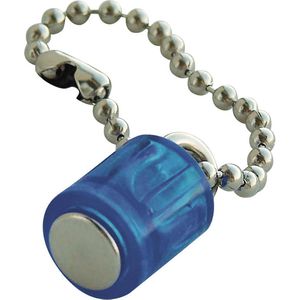 Laurel Magnete Power Zylinder, blau, Neodym Magnet, Ø 14 mm, Höhe 25mm, Stabmagnet mit Kette, 40 Stück