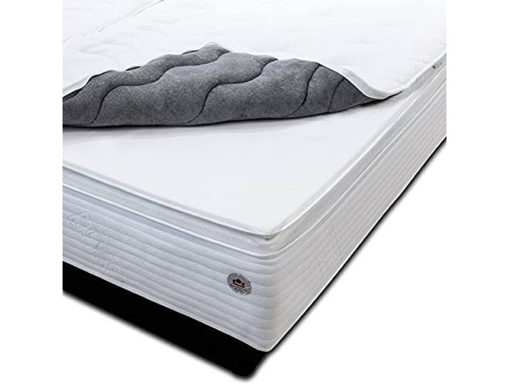 Premium Comfort Topper extra Beruhigungsset für Wasserbetten - komplette Visko-Komfortauflage zum einzippen in Wasserbettbezüge - Größe 200x200 cm