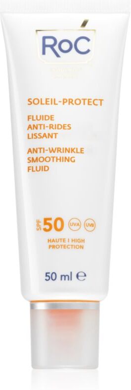RoC Soleil Protect Anti Wrinkle Smoothing Fluid fluide léger protecteur anti-âge SPF 50 50 ml