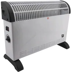 SHE SHX SHX07KV2000 Konvektorheizung 2000W, weiss/schwarz, Heizkörper, Schwarz, Weiss