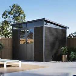Weide Weide Aluminium & Wpc Gartenhaus 278X218 Cm Anthrazit