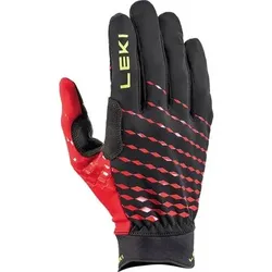 LEKI Herren Handschuhe HS Ultra Trail Breeze, Größe 6 in Schwarz Schwarz