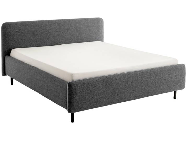 Z2 Polsterbett (180) PRIMO, anthrazit, Webstoff