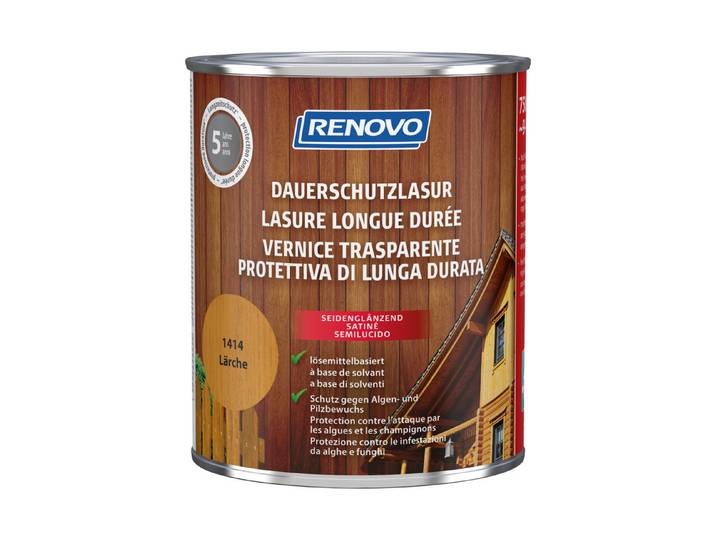 Renovo Dauerschutzlasur Lärche 0.75 l Seidenglanz