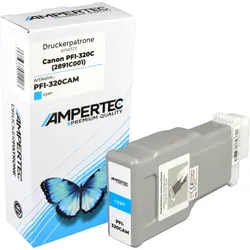 Kompatible Tinte ersetzt Canon PFI-320C cyan