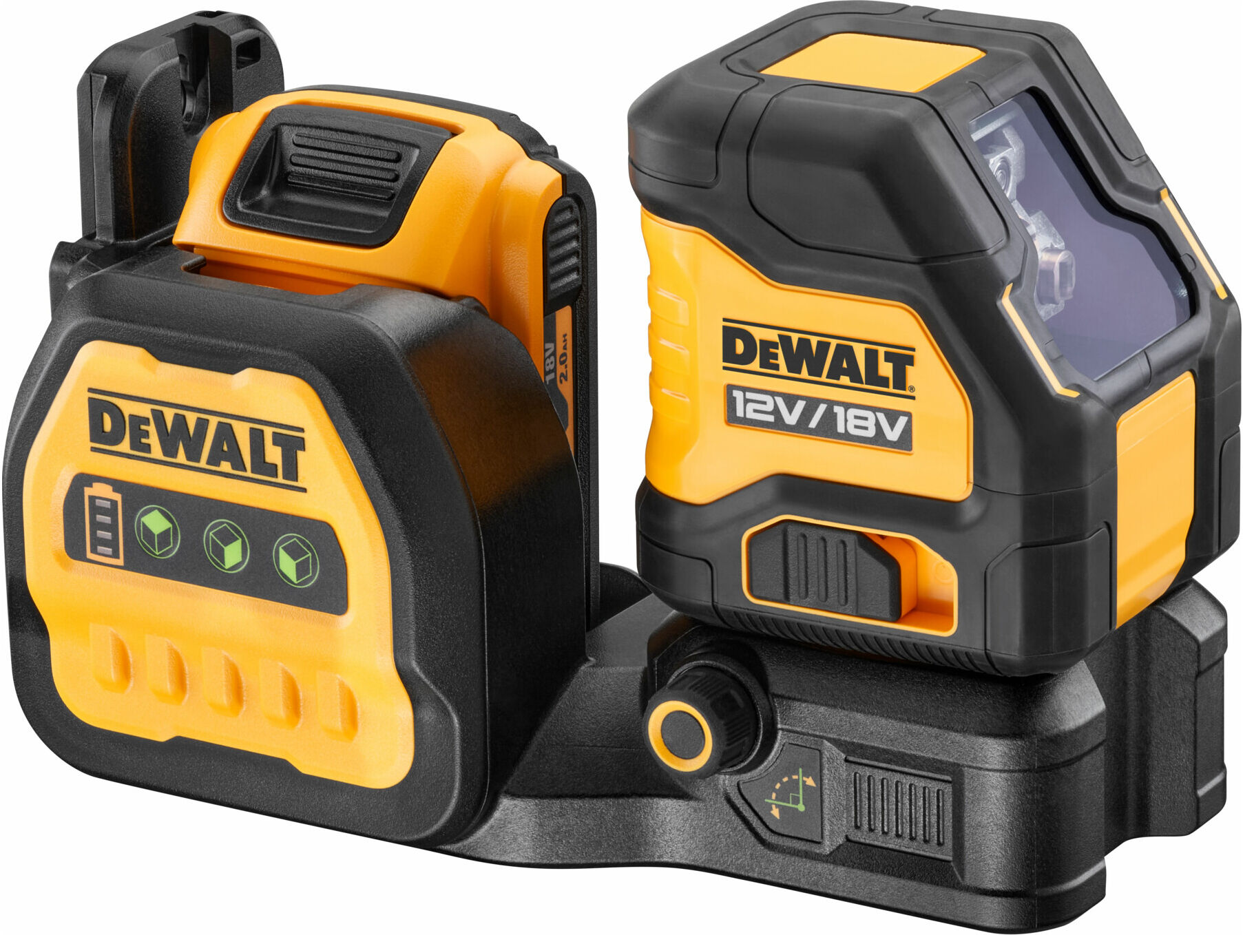 DEWALT Kreuzlinien-Laser Grün, 18V (DCE088D1G18-QW)