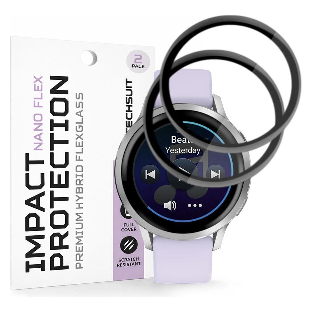Techsuit - Nano Flex (2 pack) - Garmin Venu 4 41mm - Black (66920209)