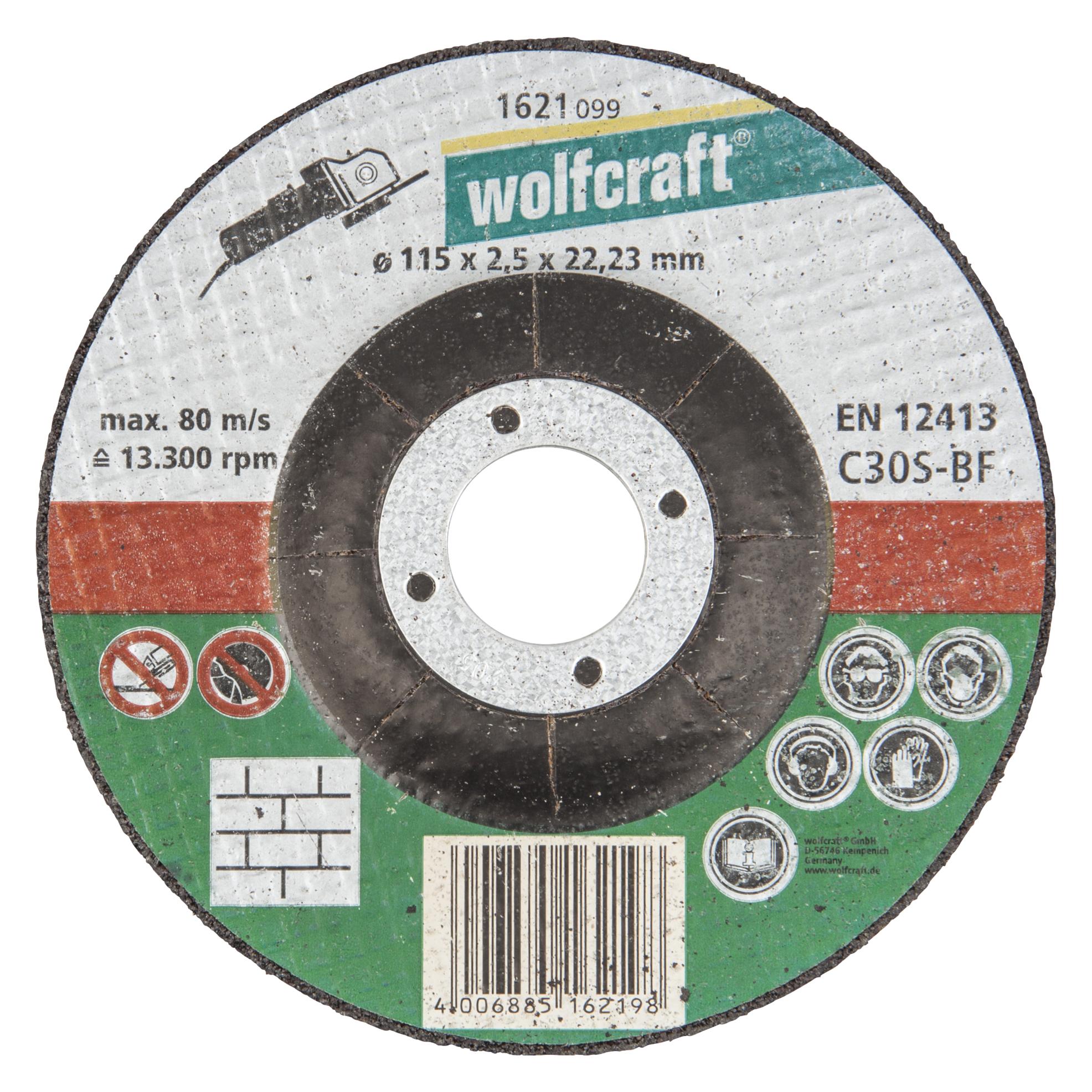 wolfcraft 1 Trennscheibe St. gek. ø115x2,5x22,2mm (1621099)