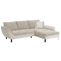 Exxpo by Gala Ecksofa Bellini Stoff Hellbraun / Beige