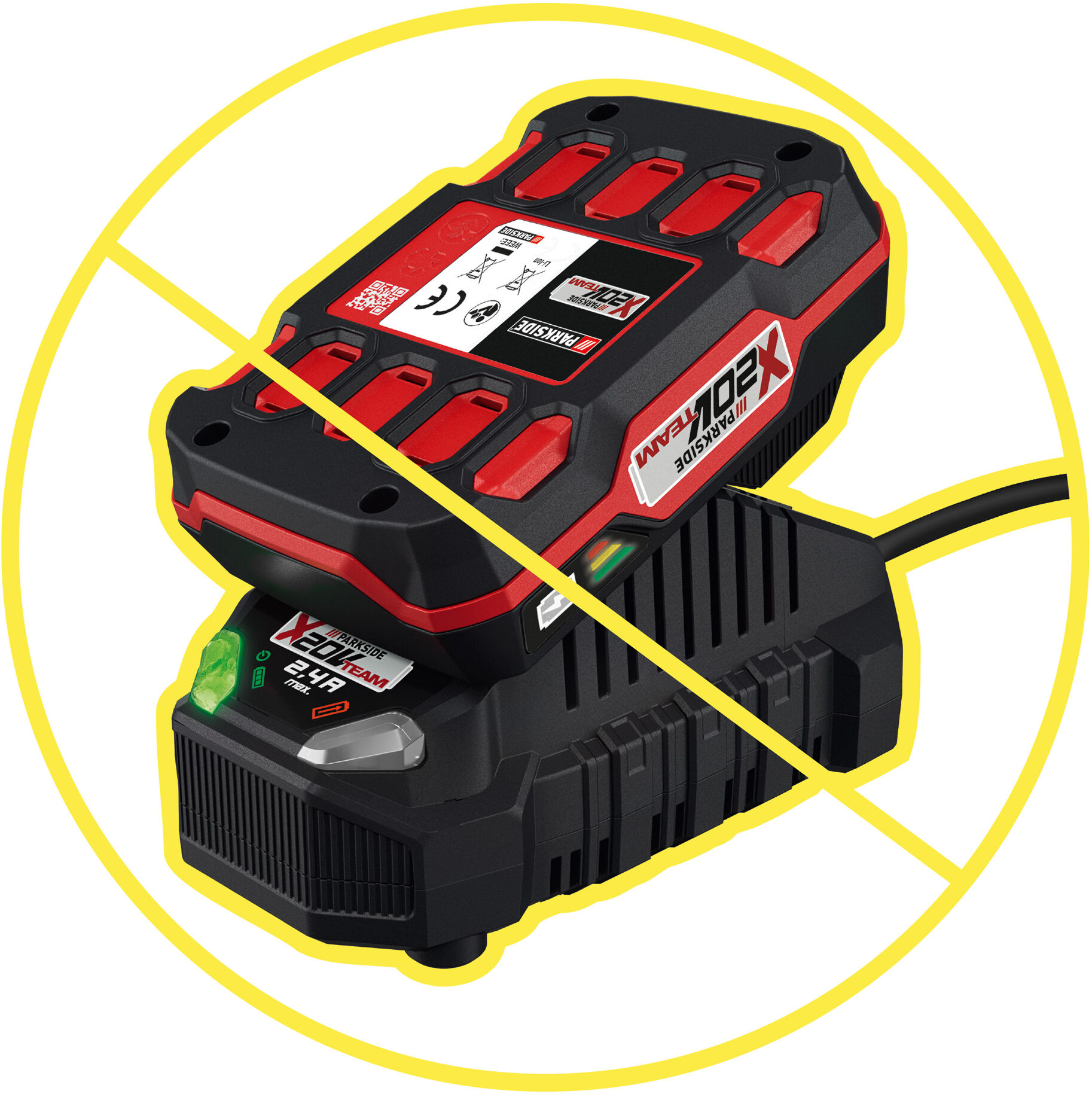 PARKSIDE PERFORMANCE® 20 V Akku-Astschere, ohne Akku und Ladegerät