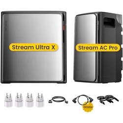 EcoFlow Stream Ultra X, All-in-One Speicher für Balkonkraftwerke, by Powerness - Stream Ultra X + Stream AC Pro | 5760Wh / 4 x Smart Plug / Powerness Express (Lieferzeit: 5-14 Werktage)