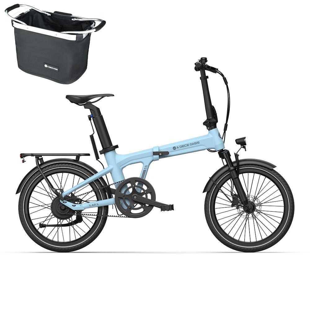ADO E-Bike Air 20S Elektrofahrrad, bike,klapprad Riemenantrieb,Citybike,20 zoll, 50Nm, Hintermotor, 370 Wh Akku, ebike Damen/Herren