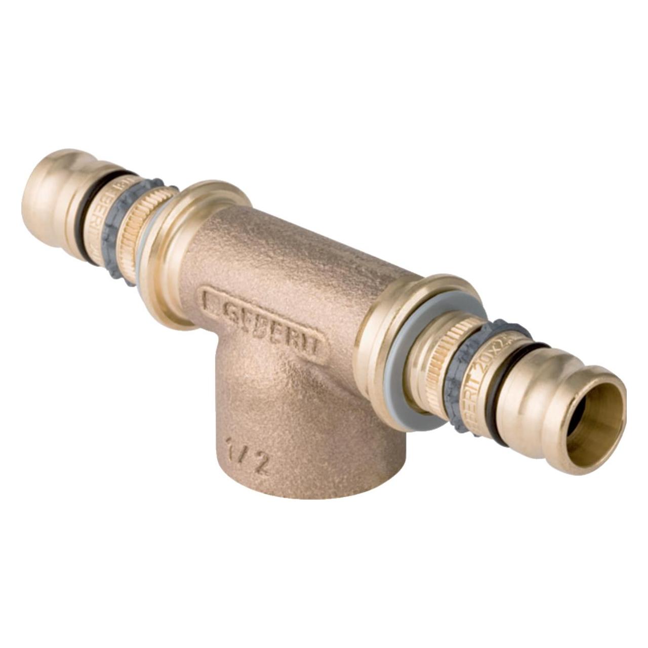 Geberit Mepla T-stykke 40-1.1/4-40 - indvendigt rørgevind 605.364.00.1 (T-Verbindung) (605.364.00.5)