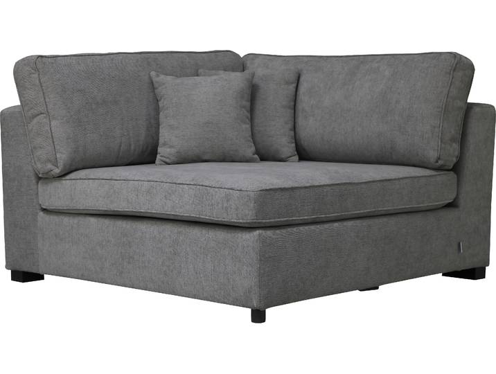 Sofa HOME AFFAIRE Skara XXL , grau (dunkelgrau), B:130cm H:86cm T:130cm, 100% Polyester, Sofas, Sofa, Eckelement zur individuellen Polstergarnitur-Gestaltung