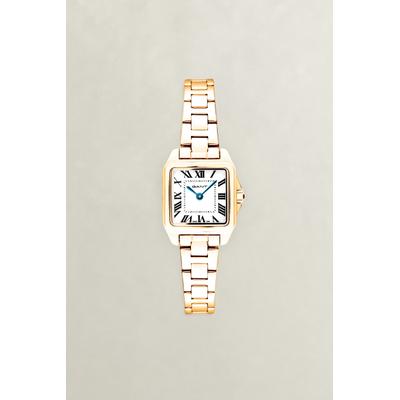 Quarzuhr GANT "Seneca", gold (goldfarben, weiß, weiß), Armbanduhren, Damen, goldfarben, Quarzuhr, Armbanduhr, Damenuhr, Edelstahlarmband, analog