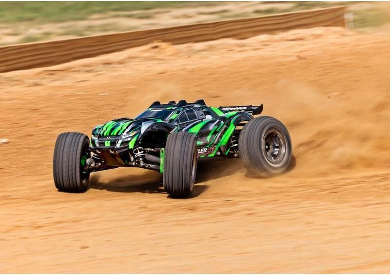 Traxxas Rustler 4x4 Ultimate VXL kant-en-klaar model groen