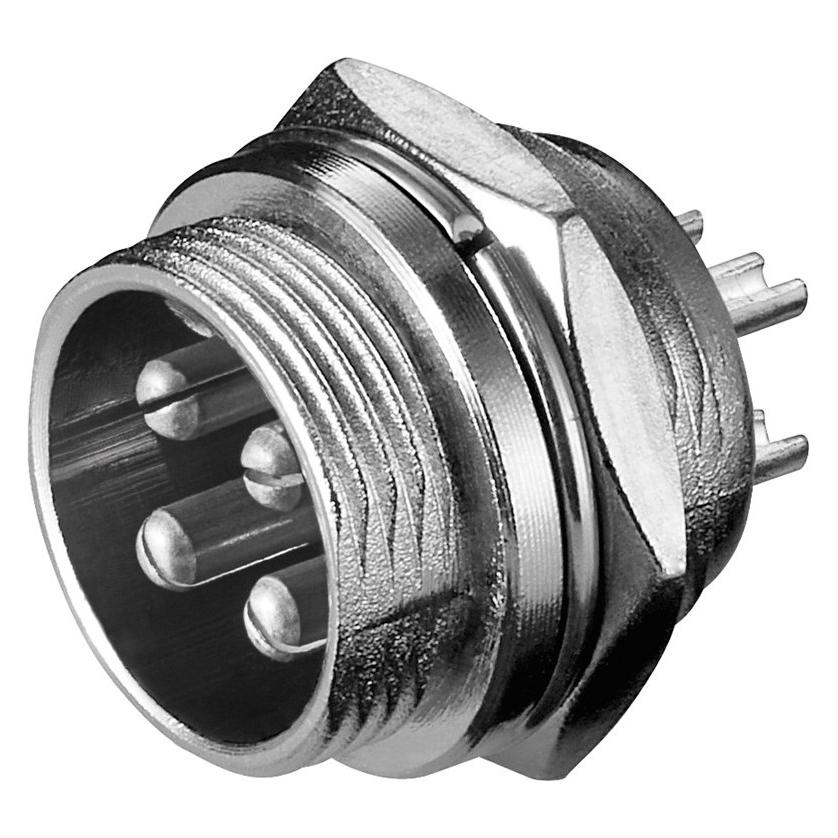 Goobay Mikrofon-Einbaustecker, 4 Pin (11232)