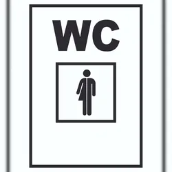 HB-Druck WC Mann und Frau Transgender Schild A1 (594x841mm)
