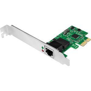 LogiLink Netzwerkkarte PC0029A, PCI-Express x1, 1.1, 1 RJ45 Buchse mit 1 Gbit/s-LAN