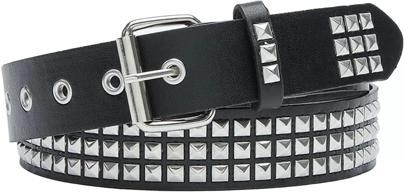 INF Perlengürtel im Punk-Stil M Schwarz
