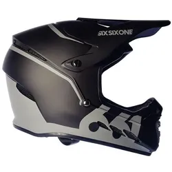 SixSixOne Reset Fullface Helm, midnight black, XL, 62-63cm