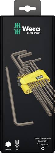 Wera 950/13 Hex-Plus Imperial 1 Innen-Sechskant Winkelschraubendreher-Set 13teilig