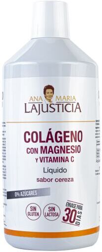 Ana María Lajusticia Collagen + Magnesium with Vitamin C Cherry 1000