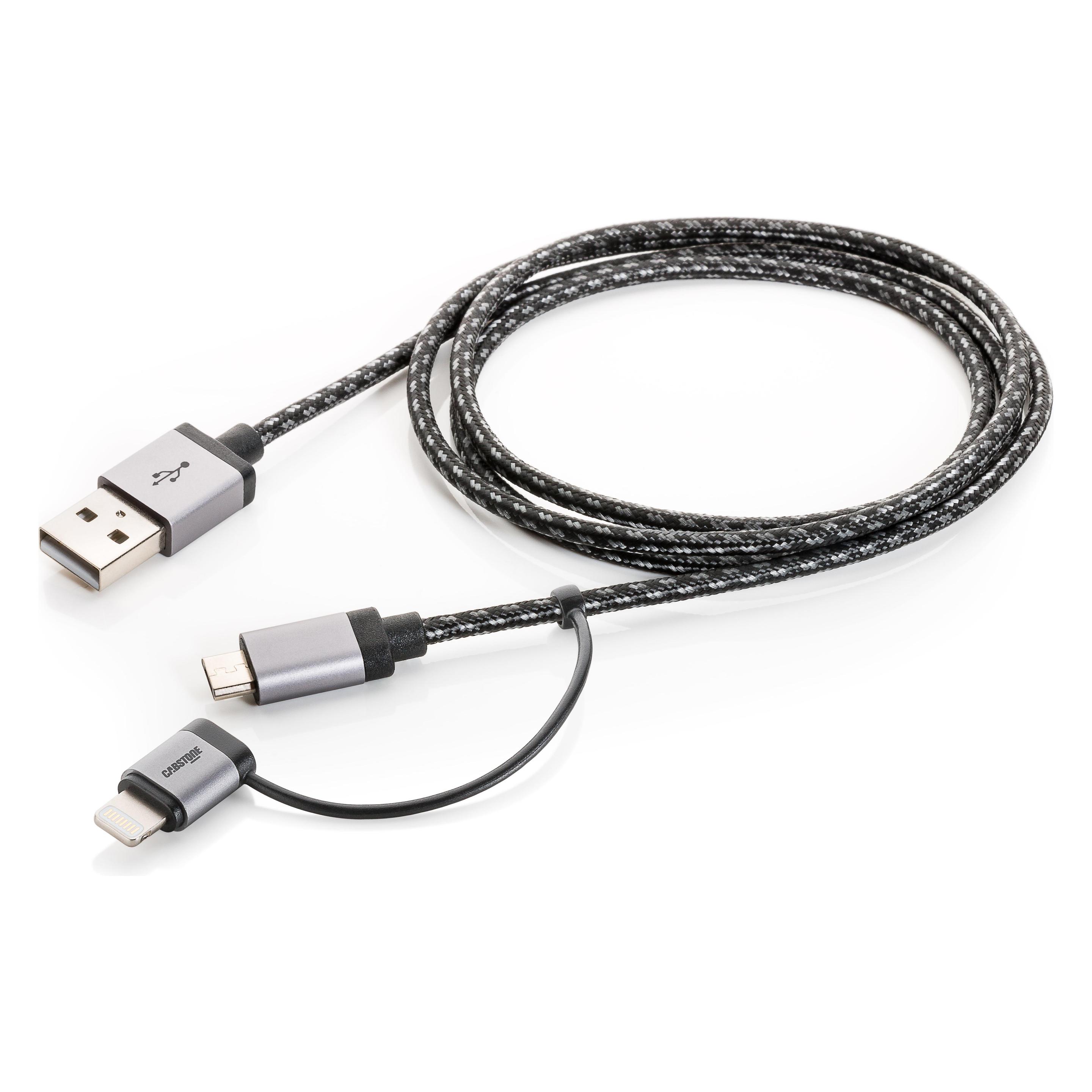 Cabstone 2in1 Sync/Ladekabel (1 m, USB 2.0) (92953)