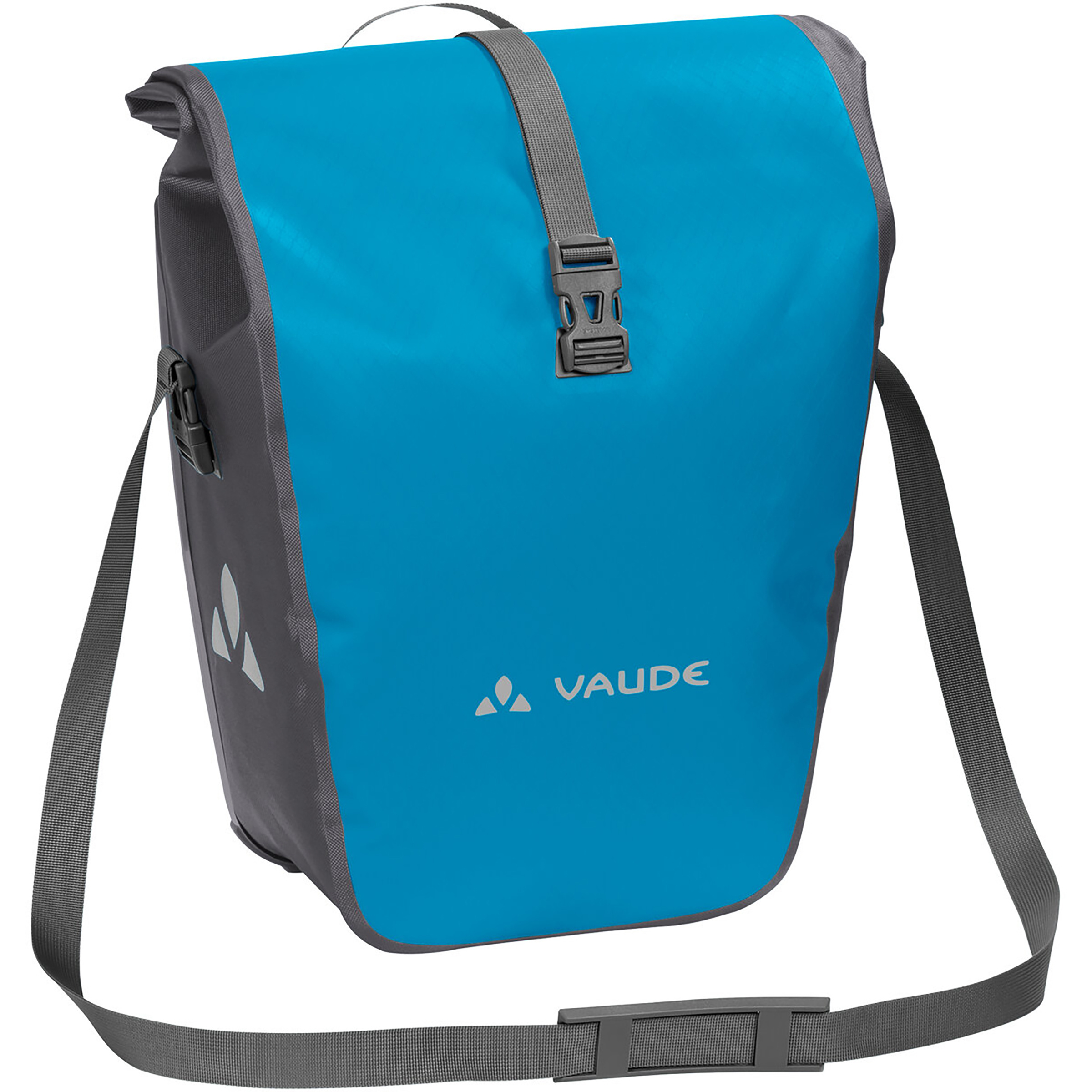 Vaude Aqua Back Single Hinterradtasche Fahrradtaschen blau Größe 24L Bikepacking | Commuting Wasserdicht Wasserabweisend