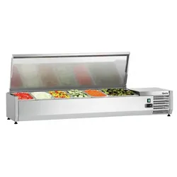 Bartscher Positiv gekühltes Display 5 x GN 1/3 & 1 x GN 1/2, 170 W, 220 V - MONO