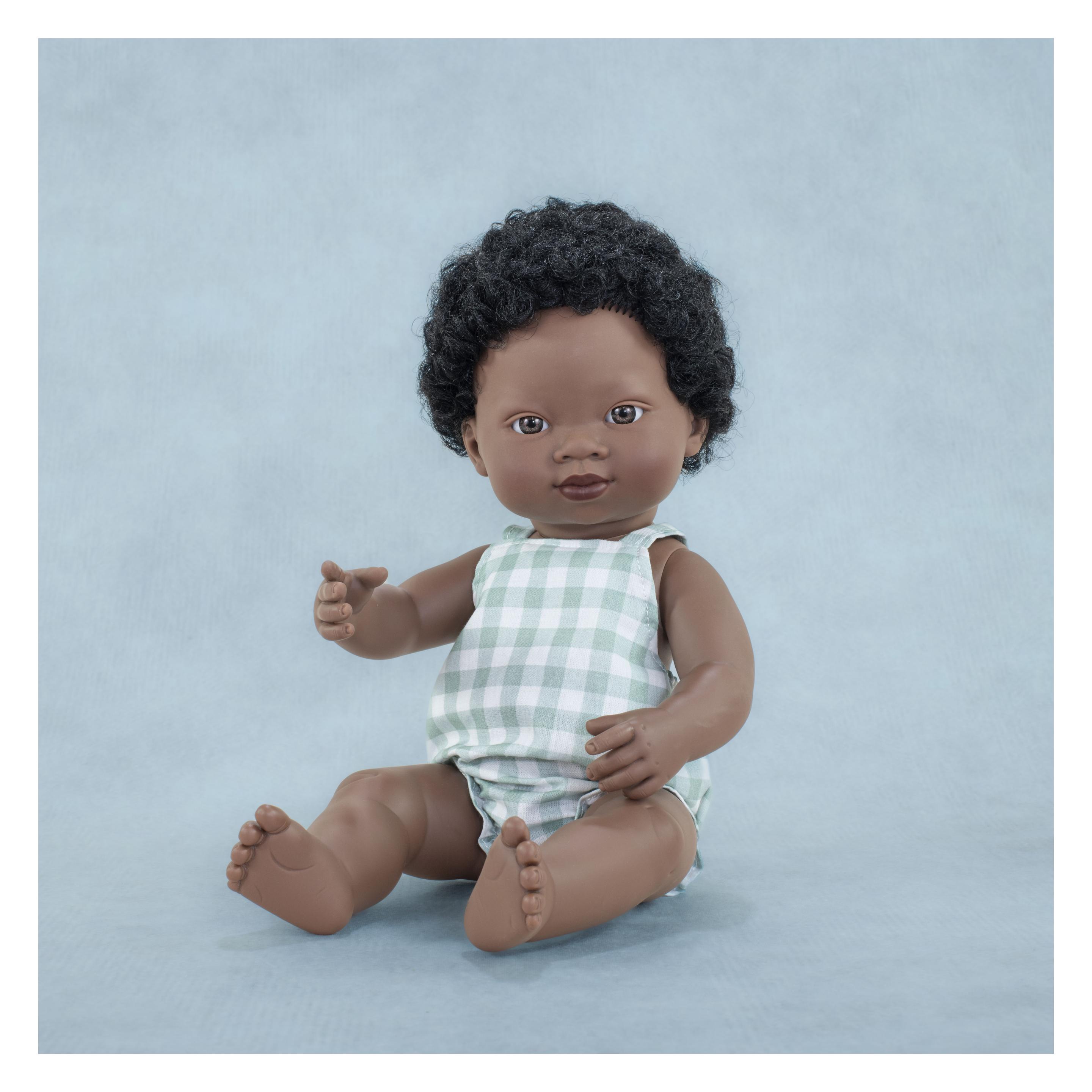 Miniland PUPPE JUNGE AFRIK. 38CM MF&M (MLB33205)