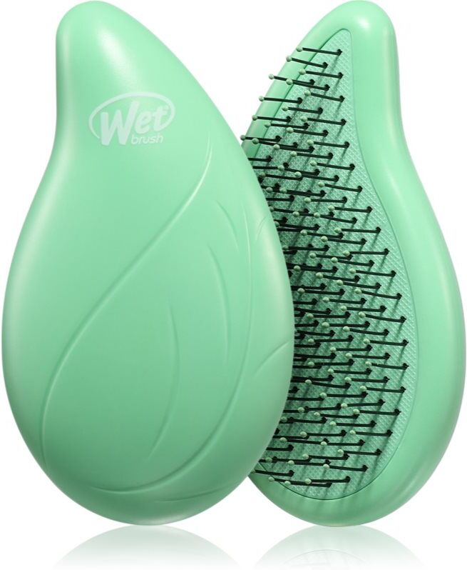 Wet Brush Go Green brosse pour tous types de cheveux Green tea tree oil 1 pcs