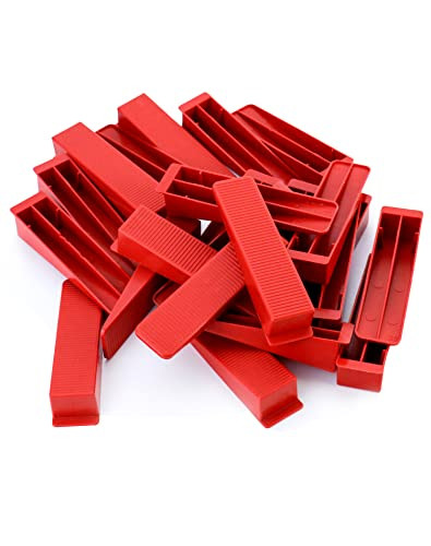 QWORK 100 stuks tegelwiggen voor wand- en vloertegelafstandhouders