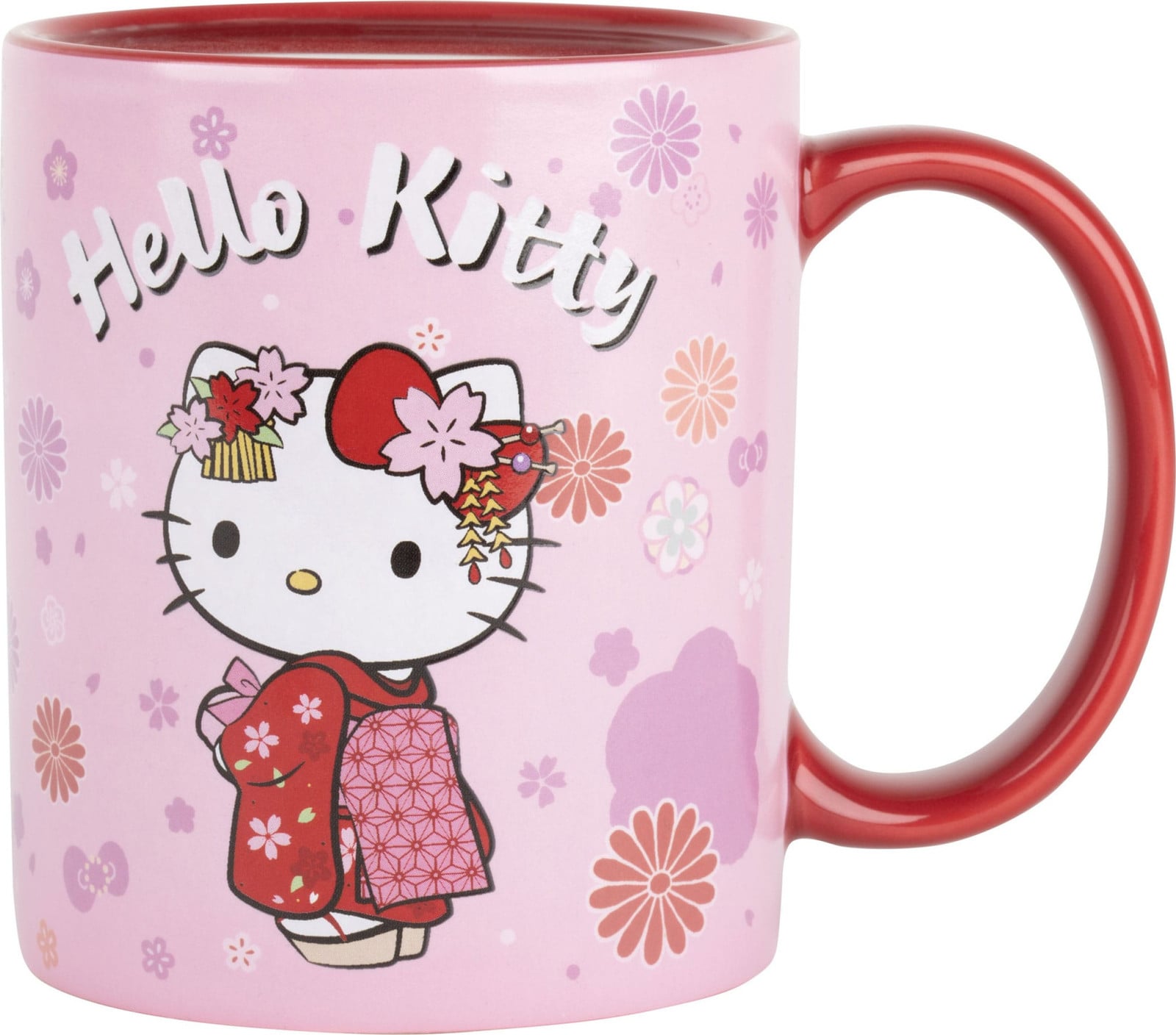 Konix Hello Kitty losse theekop, 0,32 liter, roze/rood