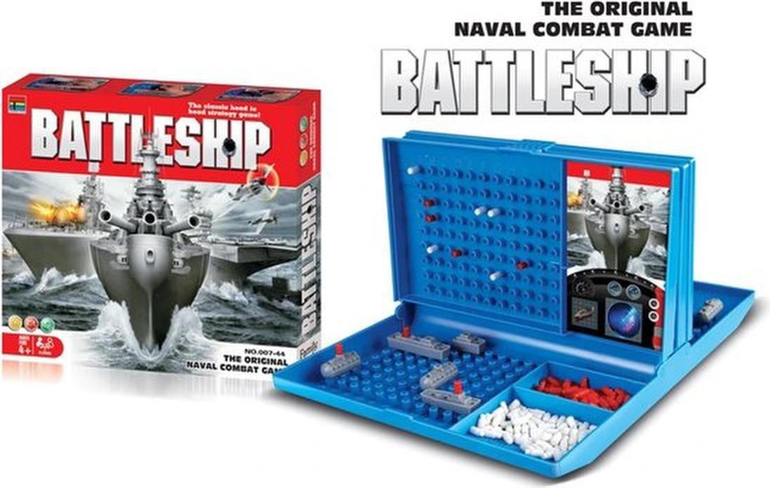 Battleship - Het originele strategische spel van marinegevechten met kunststof speelbord en pionnen