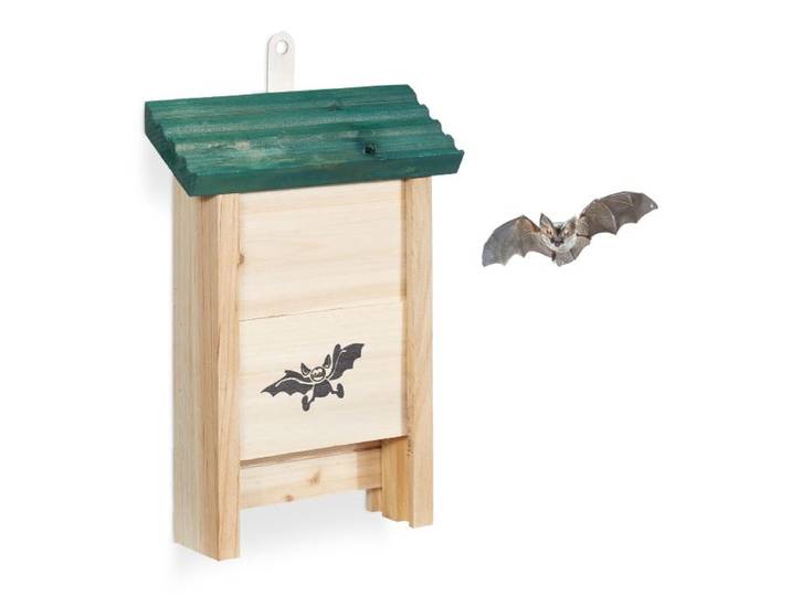 Relaxdays Vleermuiskast met groen dak
