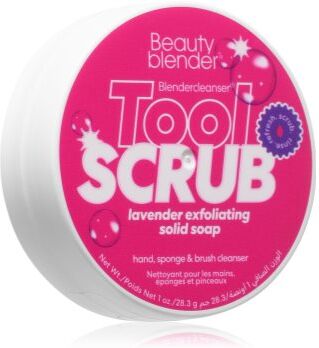 beautyblender® Tool Scrub Lavender limpador sólido para esponjas e pincéis de maquilhagem 28.3 g. Tool Scrub Lavender