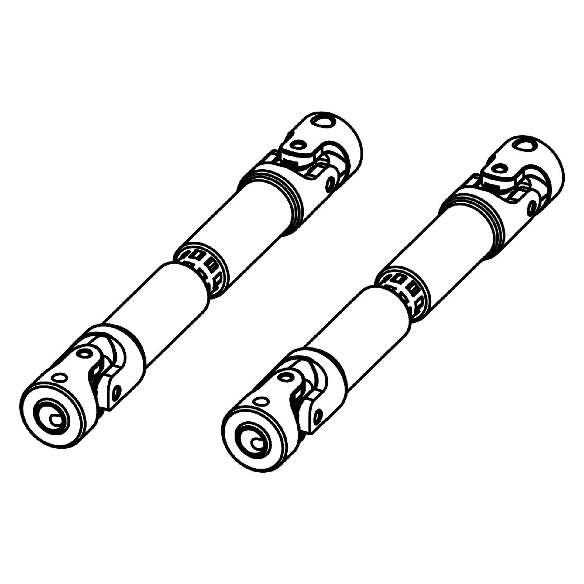 Amewi Abtriebswellen RCX10 (021-17223022)