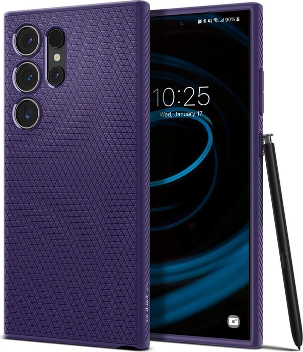 Spigen Liquid Air Deep Purple Samsung Galaxy S24 Ultra