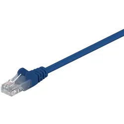 CAT 5e Netzwerkkabel, U/UTP, blau - Länge: 15,0 m