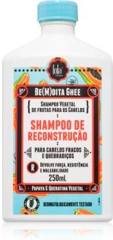LOLA cosmetics BE(M)DITA GHEE SHAMPOO RECONSTRUÇÃO champô regenerador para cabelo fraco 250 ml. BE(M)DITA GHEE SHAMPOO RECONSTRUÇÃO