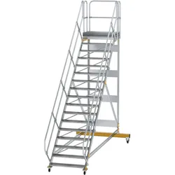 Munk Plattformtreppe 45° fahrbar Stufenbreite 1000mm - 600817