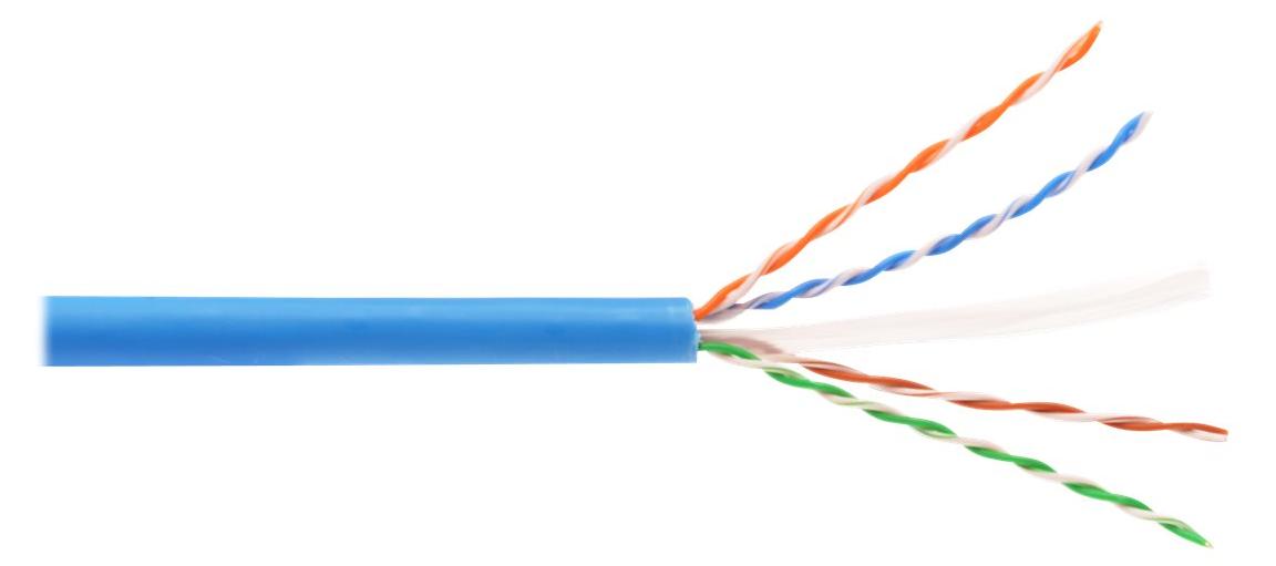 Digitus CAT 6A U/UTP Datenkabel - Verlegekabel, 500 m, Simplex, Eca, 500 m, Cat6a, U/UTP (UTP), Hellblau