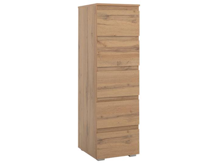 Mid.you Kommode, Eiche, 5 Schublade(n) Schubladen, 40x131x45 cm, Wohnzimmer, Kommoden & Sideboards, Kommoden