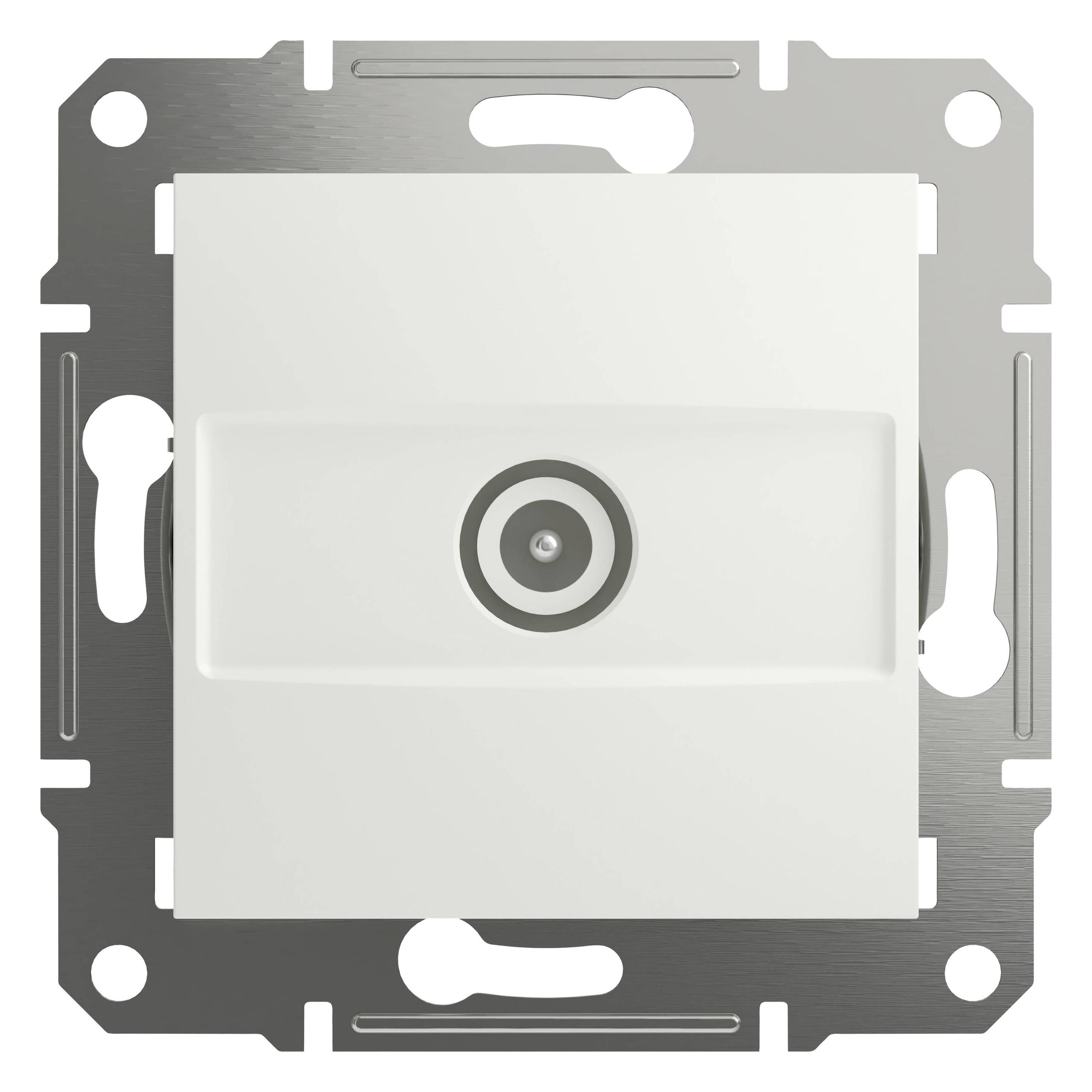 Schneider Electric TV-Durchgangsdose Asfora Weiss (RAL 9003) EPH3270321D (EPH3270321D)