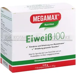EIWEISS 100 Himbeer Megamax Pulver 210 g