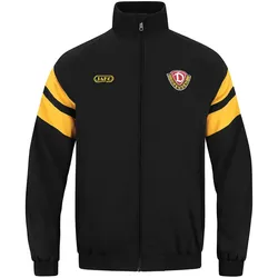 JAKO Dynamo Dresden Retro Freizeitjacke 2026/27 656 - schwarz/dynamic yellow S
